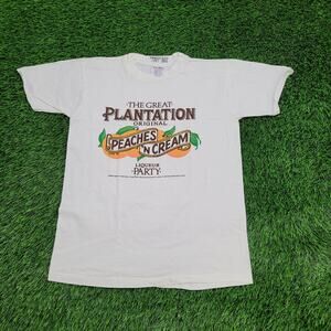 Vintage 1988 Peaches and Cream Shirt Small 18x24 USA